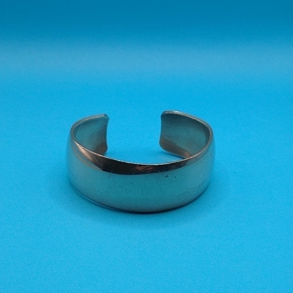 Pewter Solid Cuff Bracelet